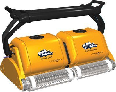 Робот очищувач для комерційних басейнів 2x2 PRO GYRO, 40 м кабелю, (дно, стіни, ватерлінія) пульт 2x2PROGYRO фото