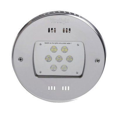 ПІДВОДНИЙ СВІТЛОДІОДНИЙ ПРОЖЕКТОР, 4 КОЛЬОРИ/28 ДІОДІВ, 24V/DC, 6000К, ДЕННИЙ БІЛИЙ СВІТ, 5М КАБЕЛЮ 2Х1,5ММ2. &Oslash;- 4.40000020 фото